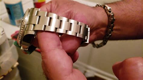 polir bracelet rolex|scratches on Rolex bracelet.